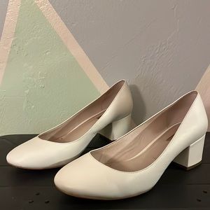 White 3inch Heels